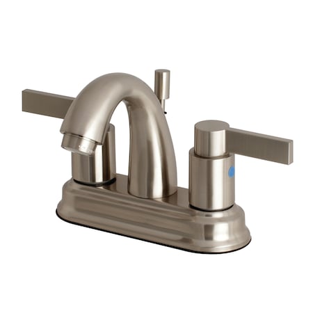 Nuvofusion FB5618NDL 4-Inch Centerset Bathroom Faucet with Retail Pop-Up FB5618NDL